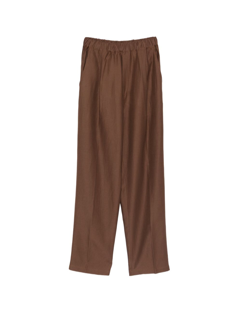 Pantaloni elasticizzati in marrone Laneus - uomo 
