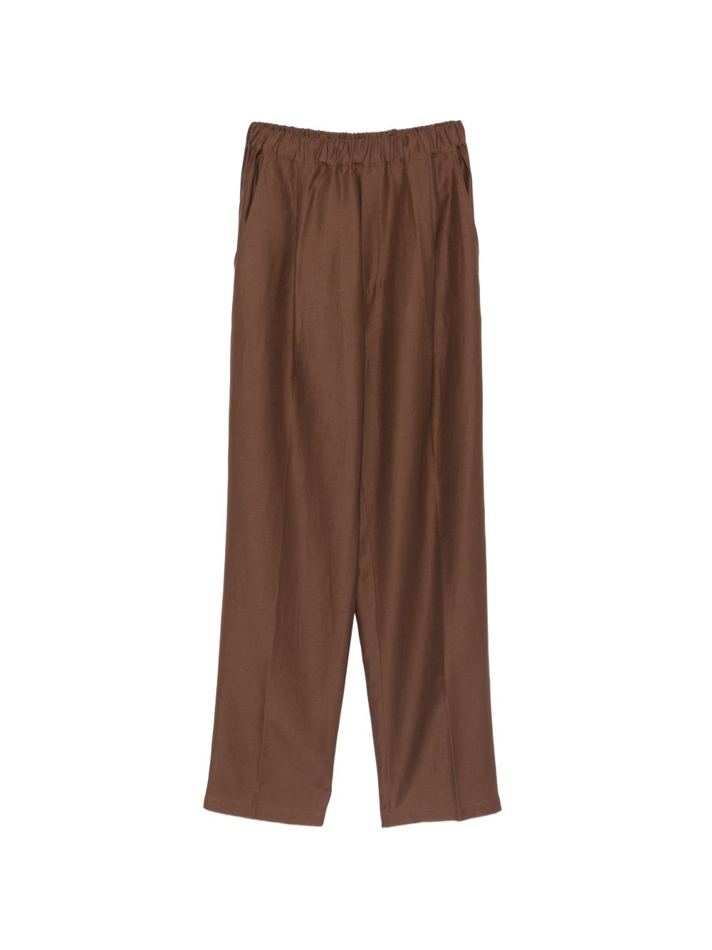Pantaloni elasticizzati in marrone Laneus - uomo 