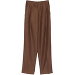 Pantaloni elasticizzati in marrone Laneus - uomo 