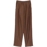 Pantaloni elasticizzati in marrone Laneus - uomo 