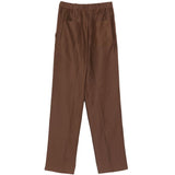 Pantaloni elasticizzati in marrone Laneus - uomo 