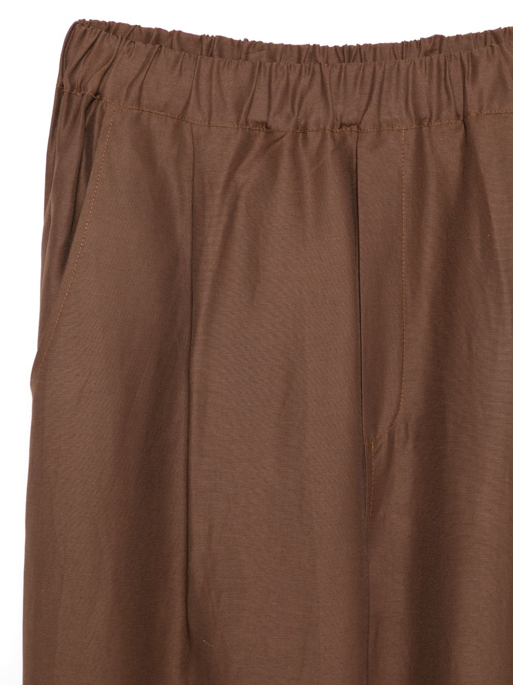 Pantaloni elasticizzati in marrone Laneus - uomo 