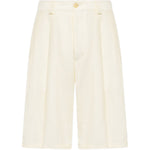 Shorts con bottone in bianco Laneus - uomo 