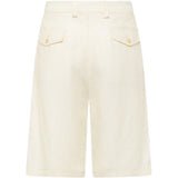 Shorts con bottone in bianco Laneus - uomo 