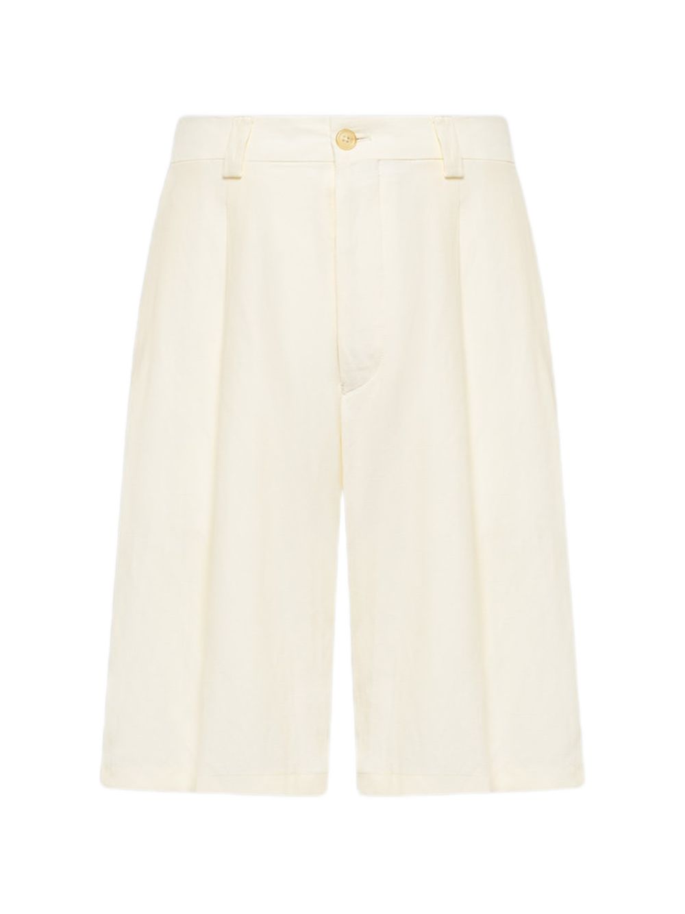 Shorts con bottone in bianco Laneus - uomo 