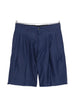 Laneus Pleated Shorts in Blue - men