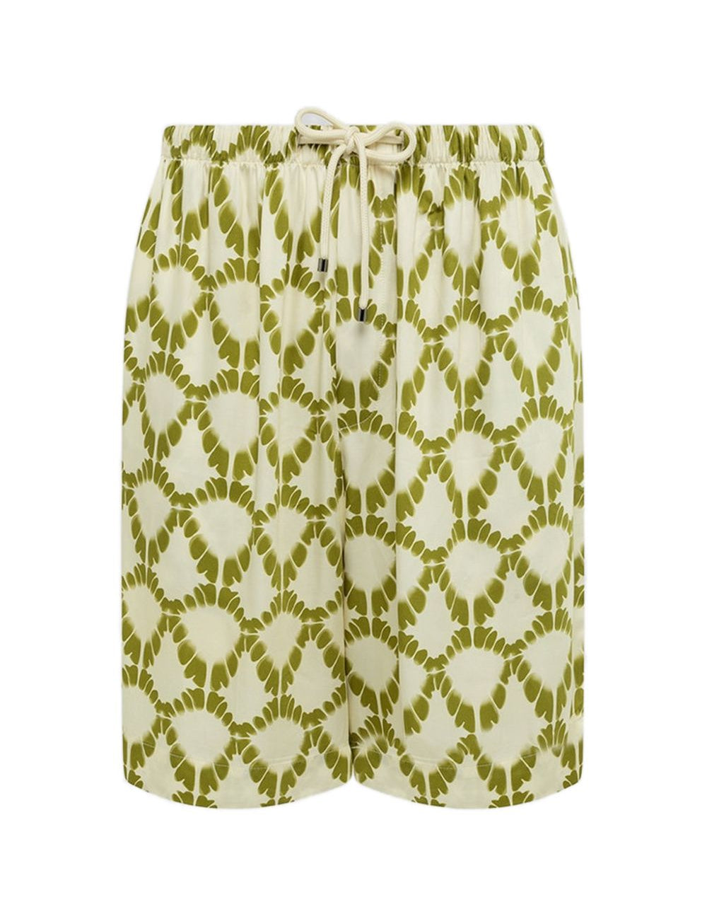 Shorts con coulisse in bianco Laneus - uomo 