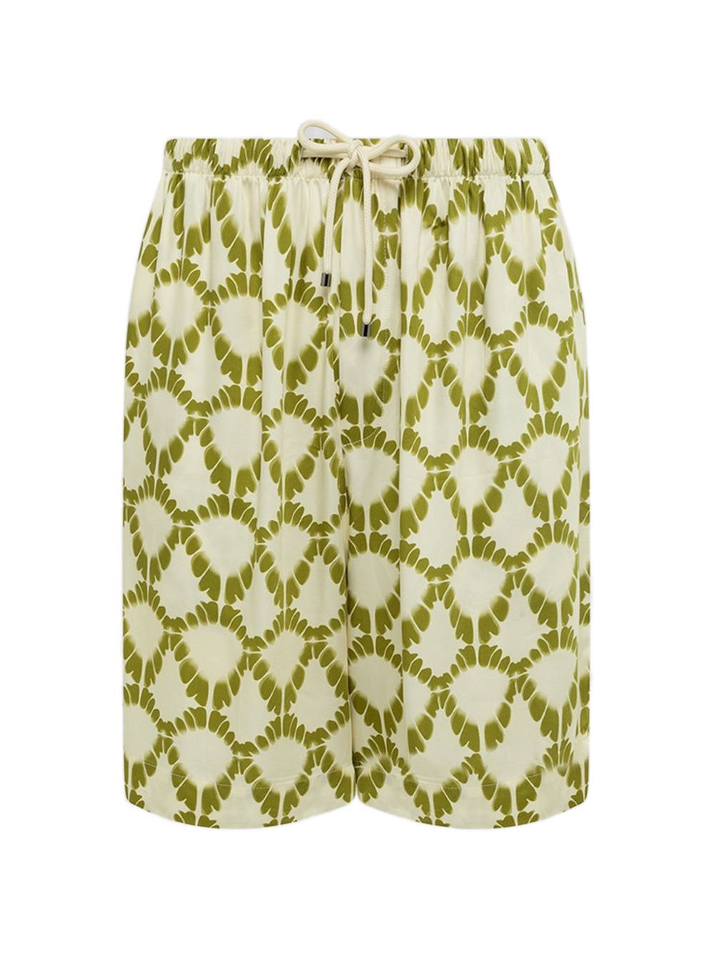 Shorts con coulisse in bianco Laneus - uomo 