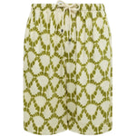 Shorts con coulisse in bianco Laneus - uomo 