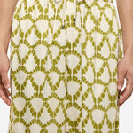 Shorts con coulisse in bianco Laneus - uomo 