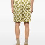 Shorts con coulisse in bianco Laneus - uomo 