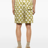 Shorts con coulisse in bianco Laneus - uomo 