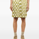 Shorts con coulisse in bianco Laneus - uomo 