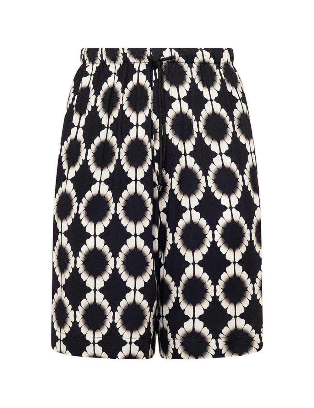 Shorts con coulisse in nero Laneus - uomo 