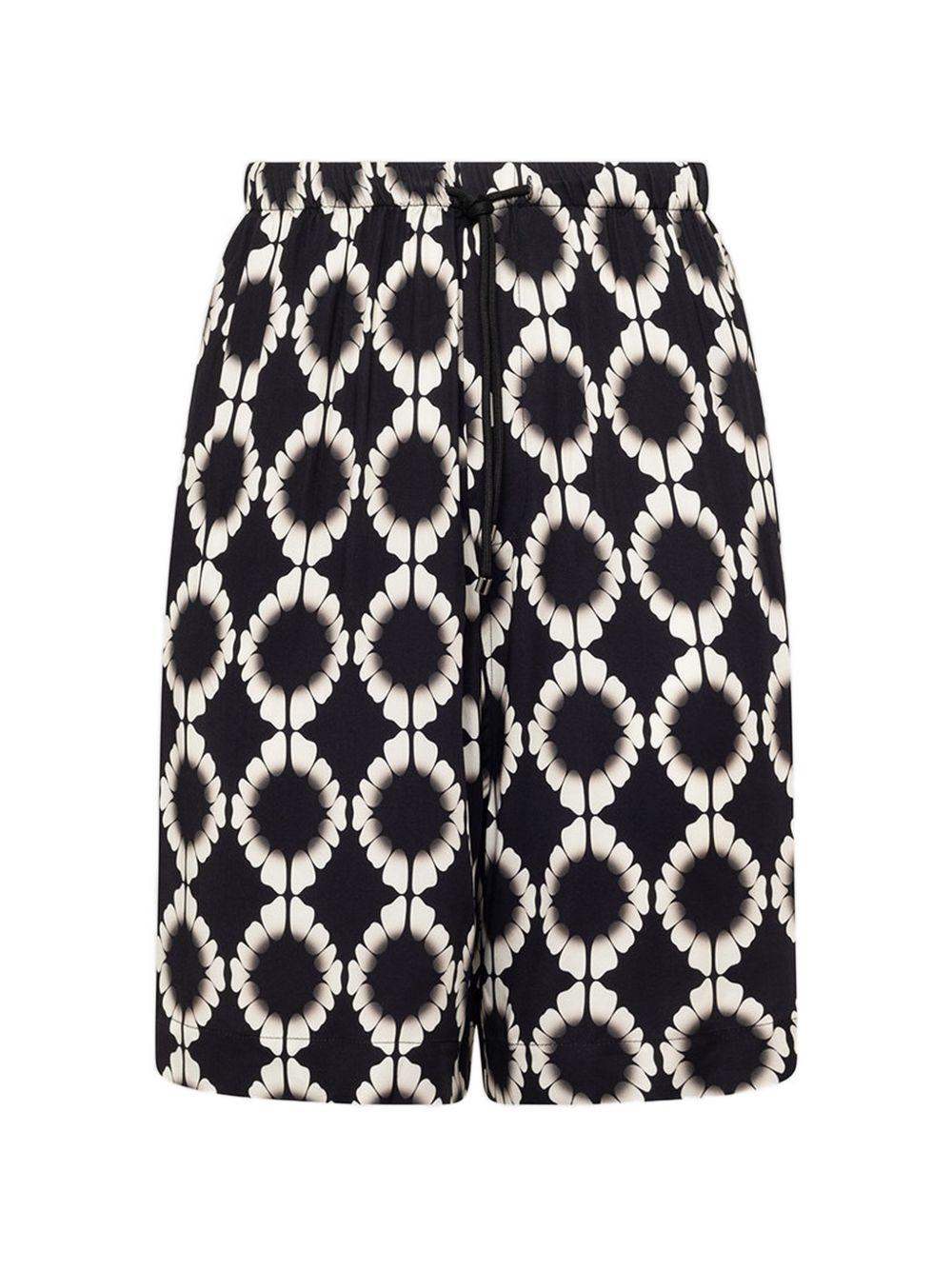 Shorts con coulisse in nero Laneus - uomo 