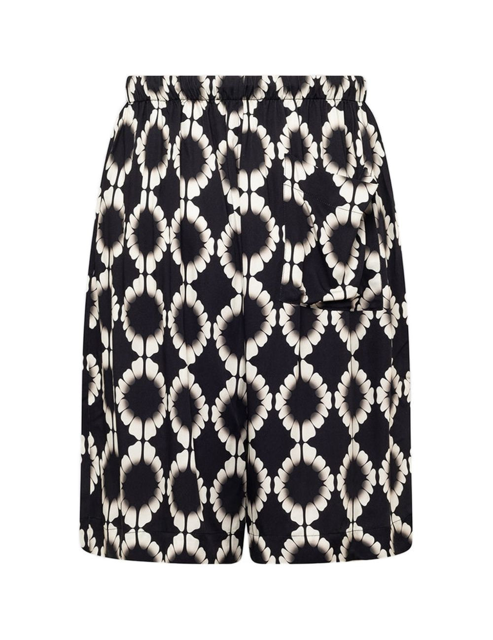 Shorts con coulisse in nero Laneus - uomo 
