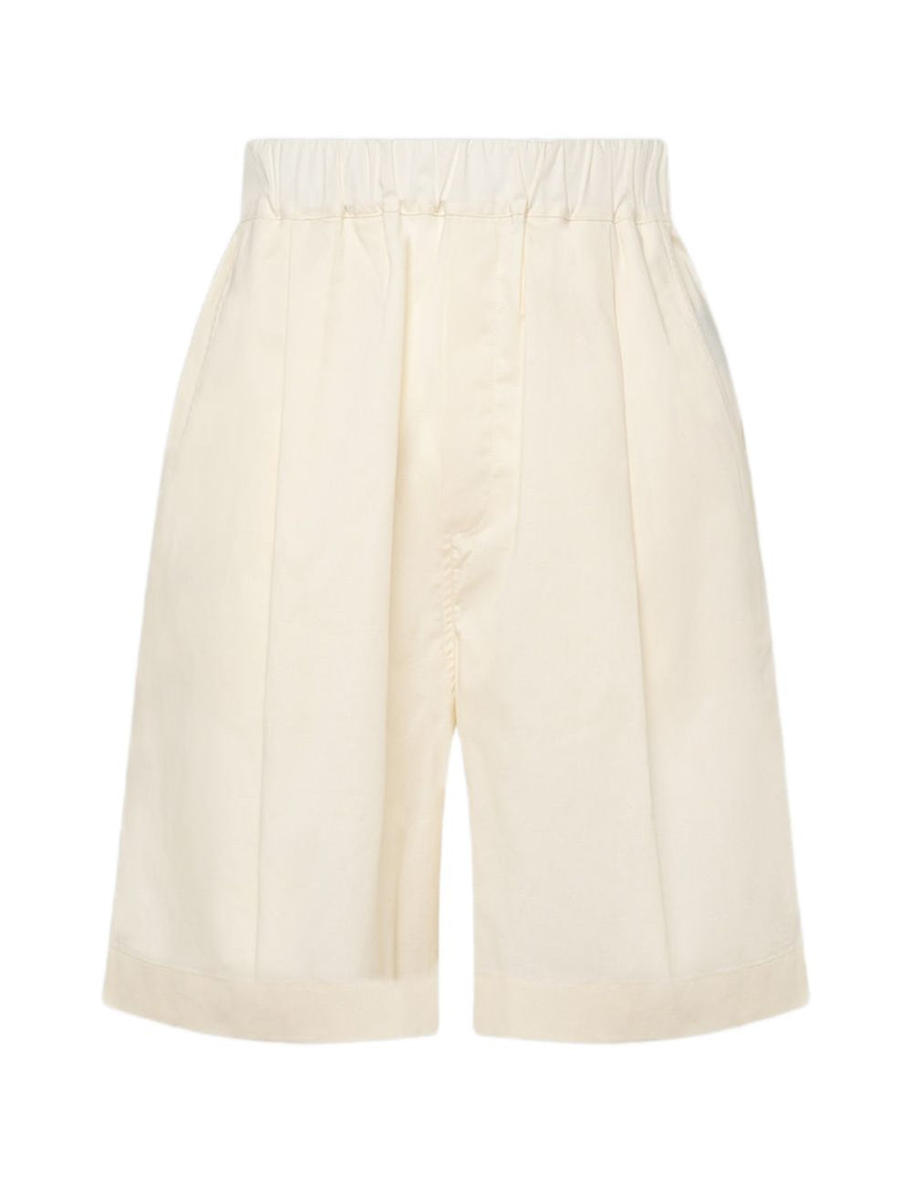 Shorts con vita elasticizzata in bianco Laneus - uomo 