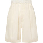 Shorts con vita elasticizzata in bianco Laneus - uomo 