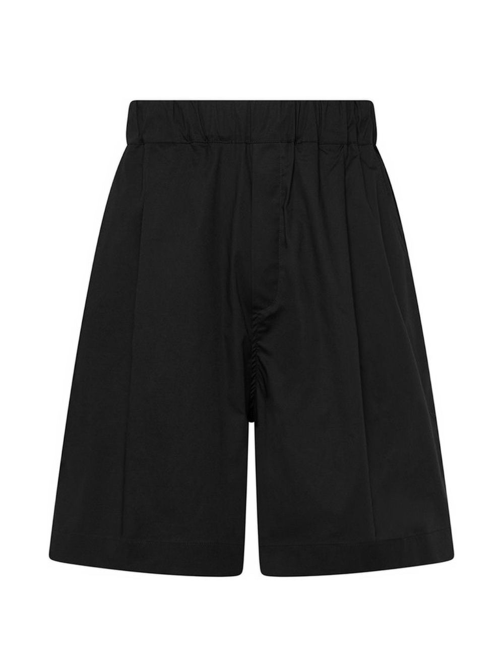 Shorts con vita elasticizzata e tasche in nero Laneus - uomo 