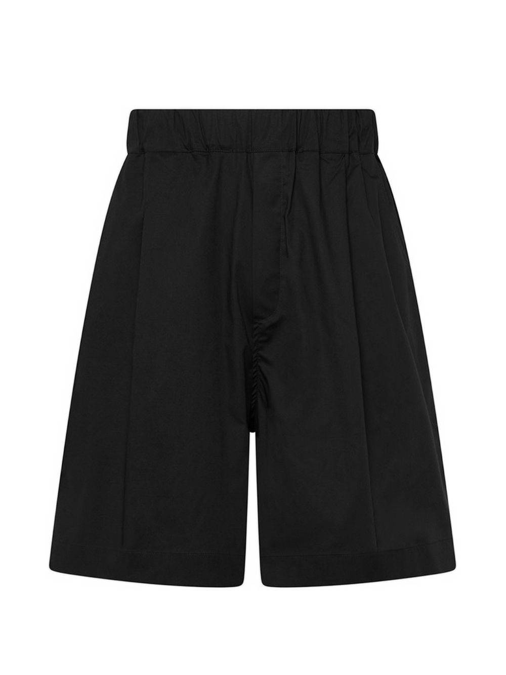 Shorts con vita elasticizzata e tasche in nero Laneus - uomo 