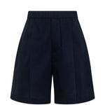 Shorts elasticizzati ricamati melrose in nero Laneus - uomo 