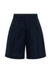 Men's Laneus black Melrose embroidered stretch shorts