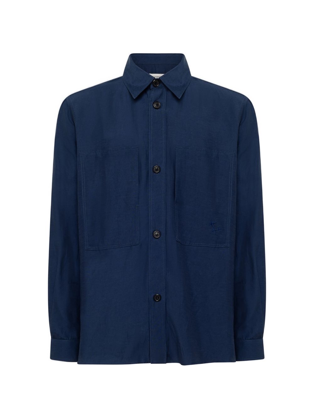 Giacca-camicia con tasche in blu Laneus - uomo 