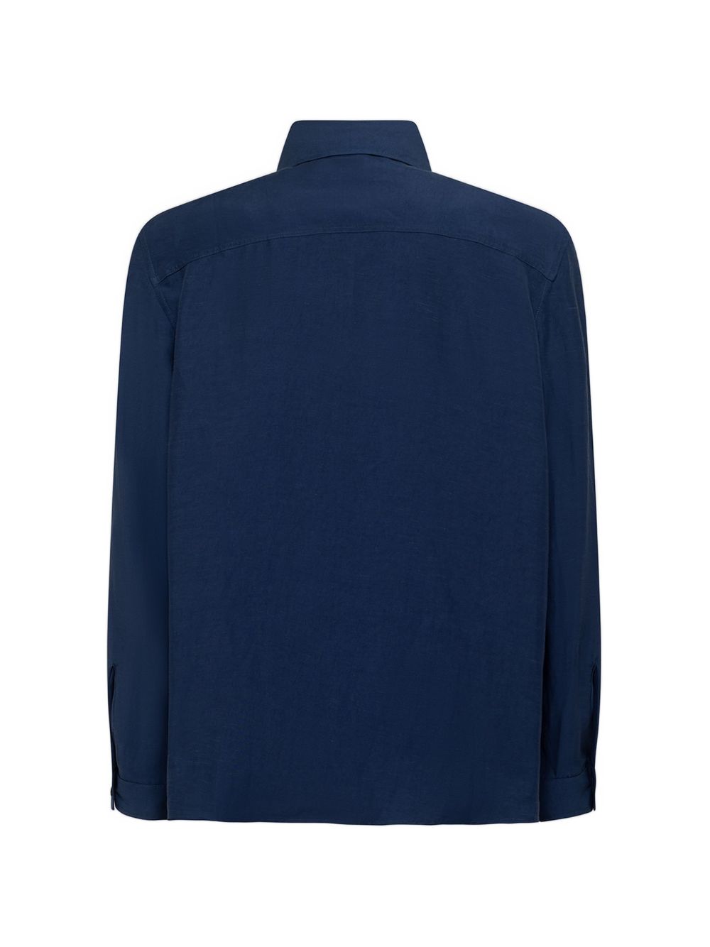 Giacca-camicia con tasche in blu Laneus - uomo 