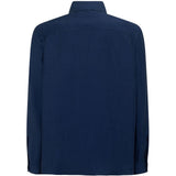 Giacca-camicia con tasche in blu Laneus - uomo 