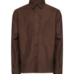 Camicia con tasca in marrone Laneus - uomo 