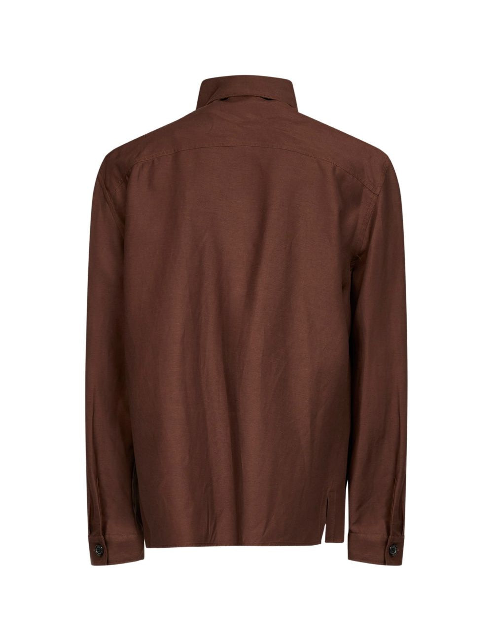 Camicia con tasca in marrone Laneus - uomo 