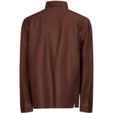 Camicia con tasca in marrone Laneus - uomo 