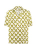 Camicia a fantasia in beige e verde Laneus - uomo