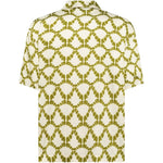 Camicia a fantasia in beige e verde Laneus - uomo 