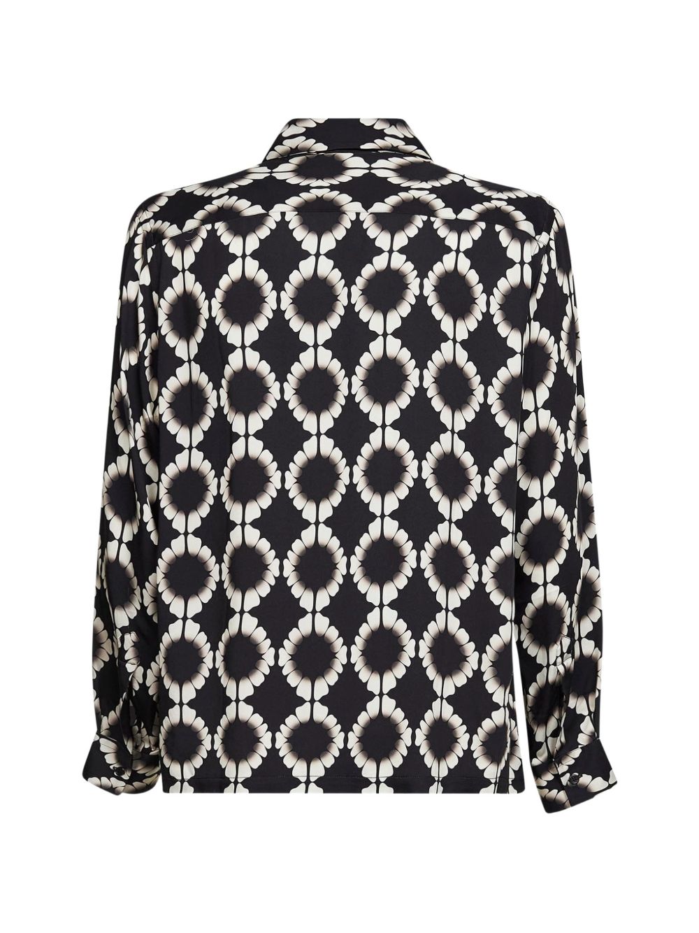 Camicia con stampa geometrica in nero Laneus - uomo 