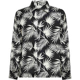 Camicia con stampa in nero Laneus - uomo 