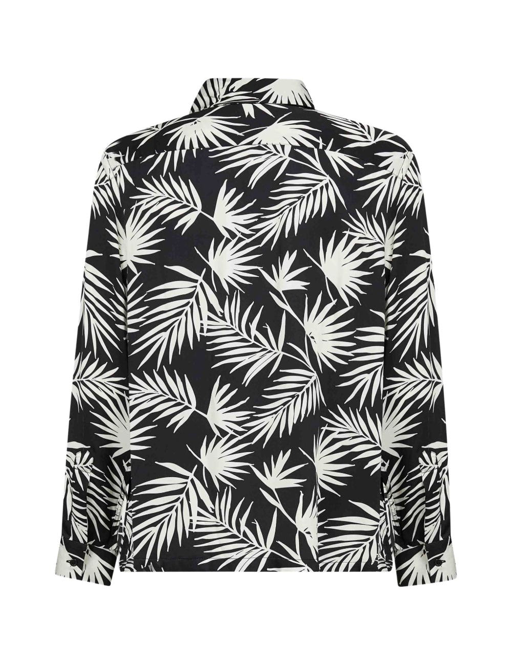 Camicia con stampa in nero Laneus - uomo 