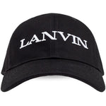 Cappello da baseball con logo in nero Lanvin - unisex 