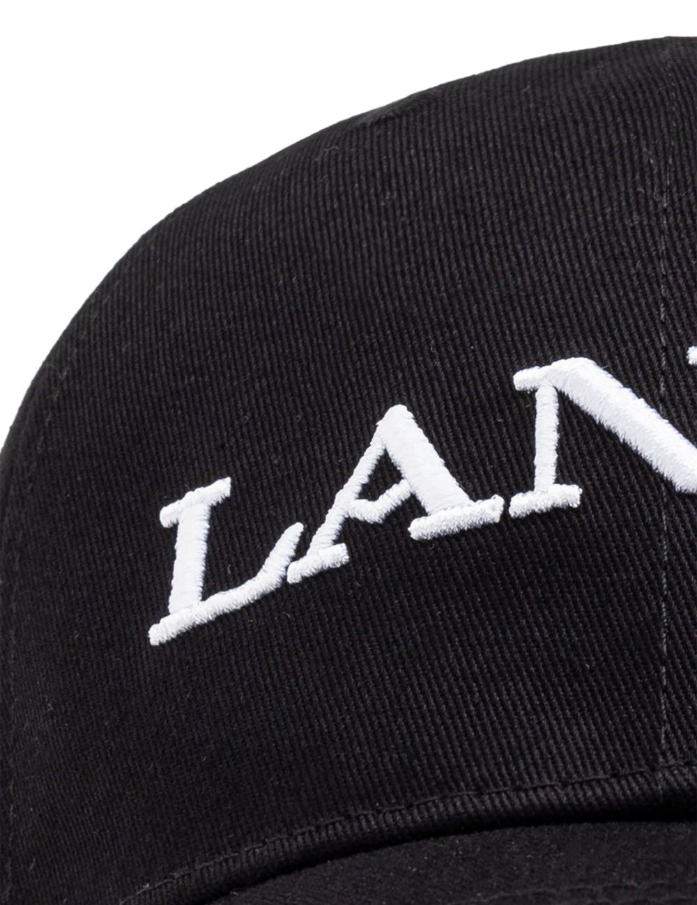 Cappello da baseball con logo in nero Lanvin - unisex 