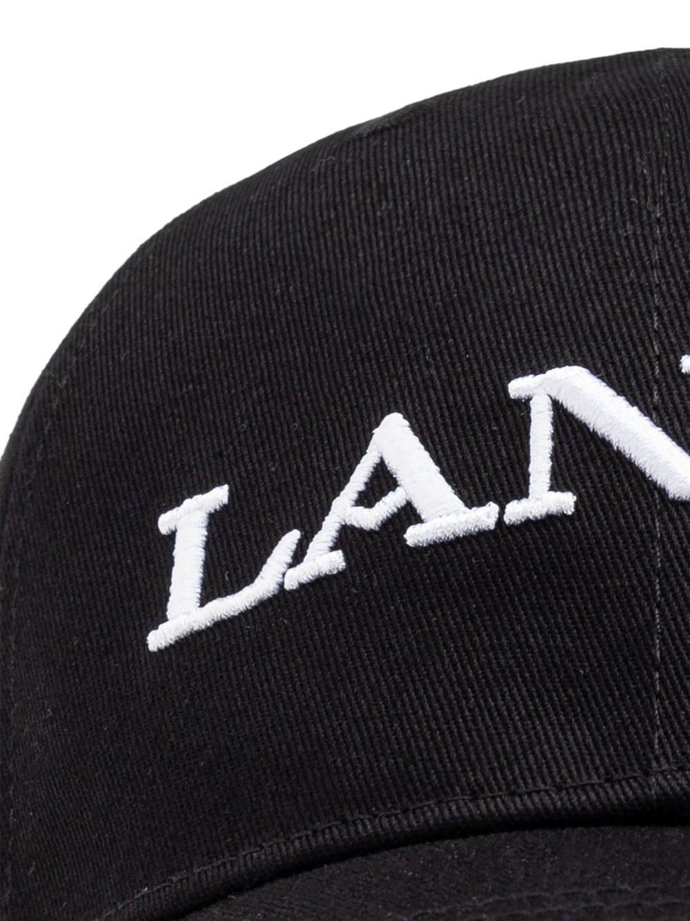 Cappello da baseball con logo in nero Lanvin - unisex 