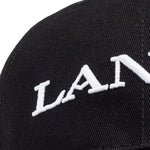 Cappello da baseball con logo in nero Lanvin - unisex 