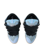 Sneakers con lacci curb  in blu Lanvin - uomo 