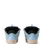 Sneakers con lacci curb  in blu Lanvin - uomo 