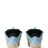 Sneakers con lacci curb  in blu Lanvin - uomo 