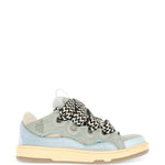 Sneakers con lacci in azzurro Lanvin - uomo 