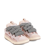 Sneakers con lacci a zigzag in rosa Lanvin - uomo 