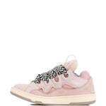 Sneakers con lacci a zigzag in rosa Lanvin - uomo 