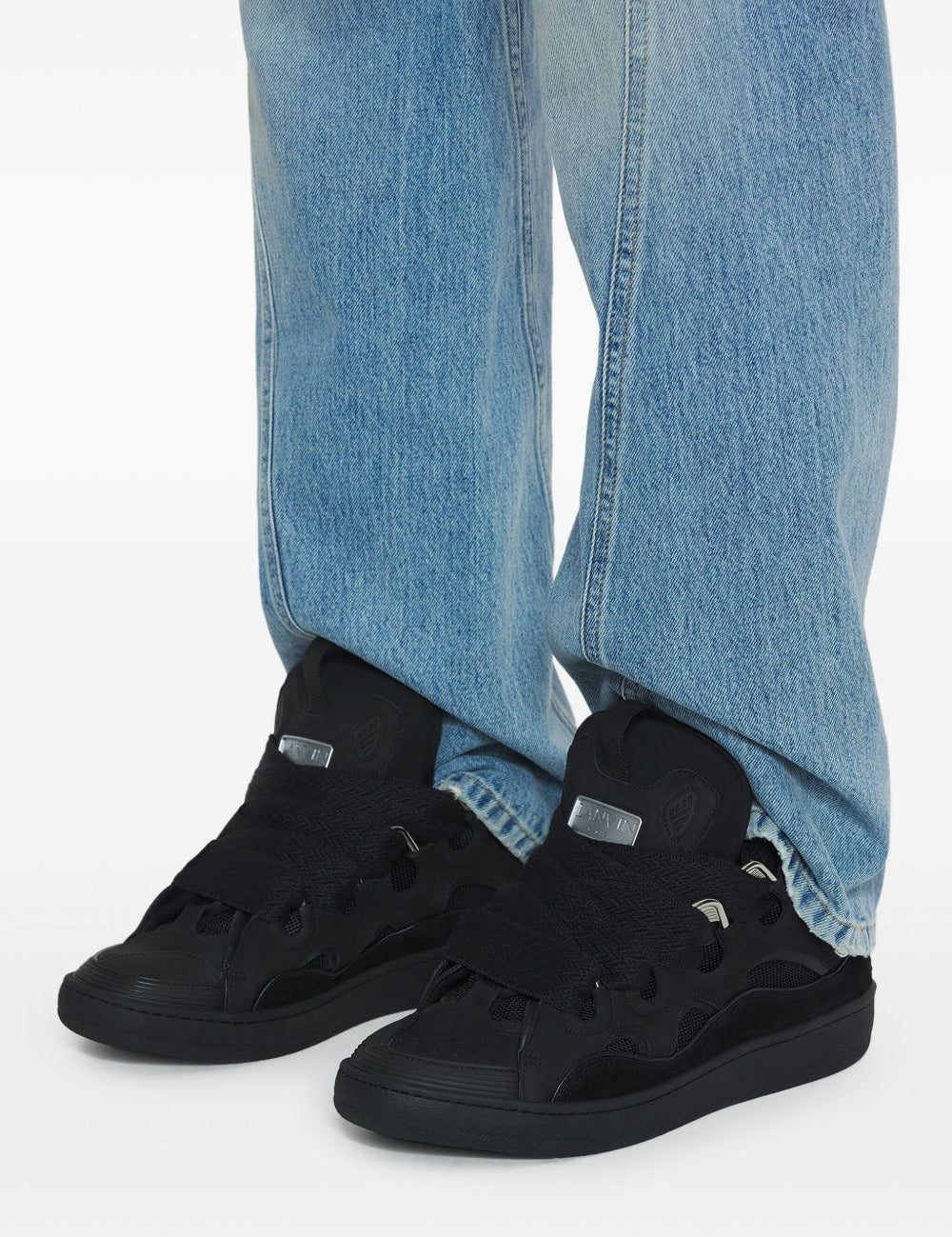 Sneakers Curb in nero Lanvin - uomo 