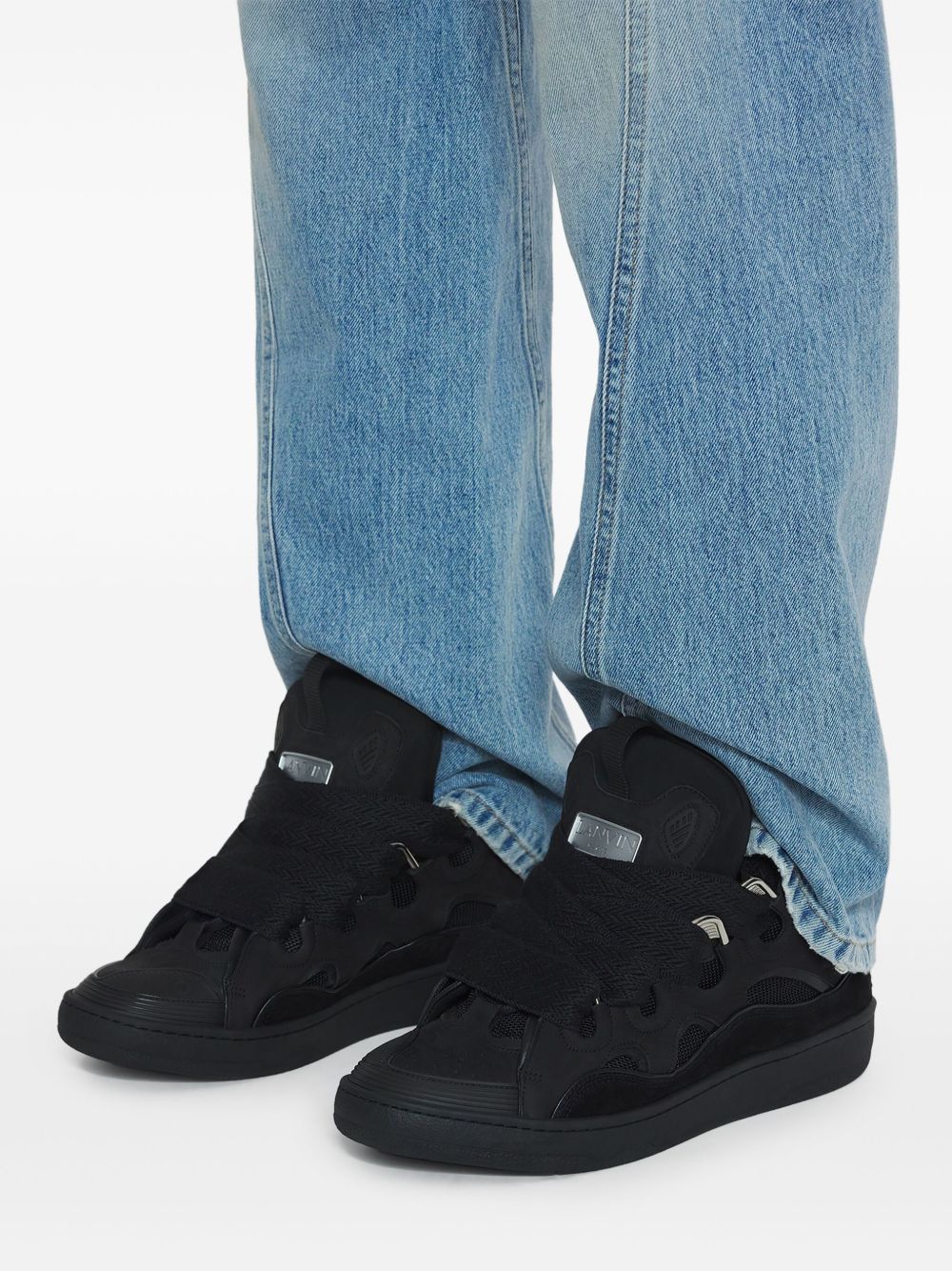 Sneakers Curb in nero Lanvin - uomo 