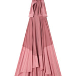 Abito lungo con scollo all'americana in rosa Lanvin - donna 